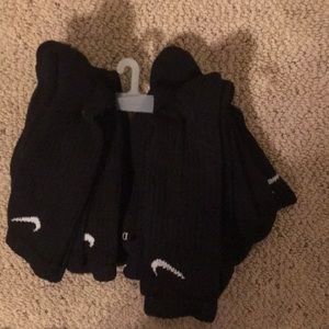 Black Nike socks